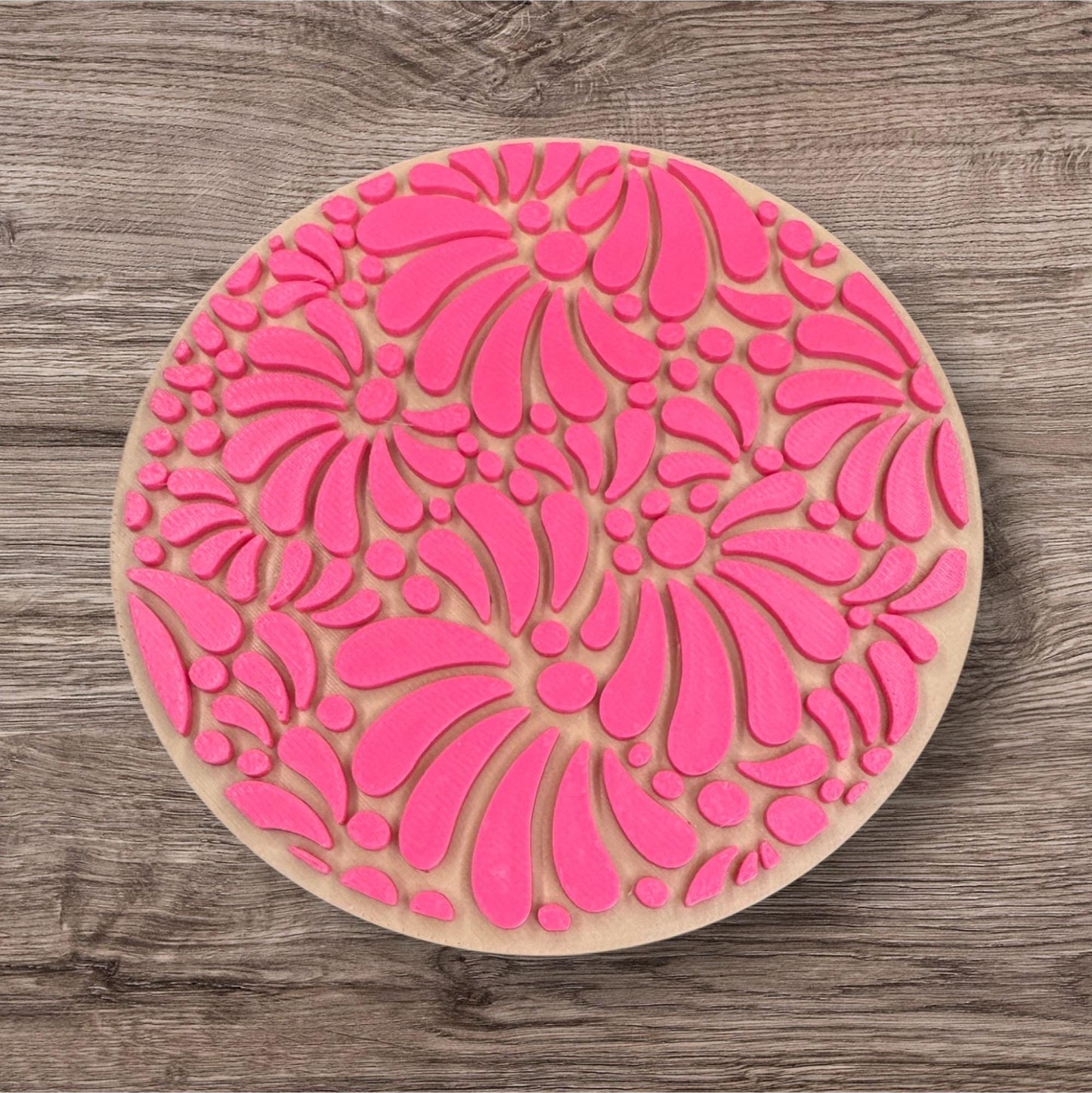 Talavera Coasters with Holder: Mexican-Inspired 3D Printed Home Decor