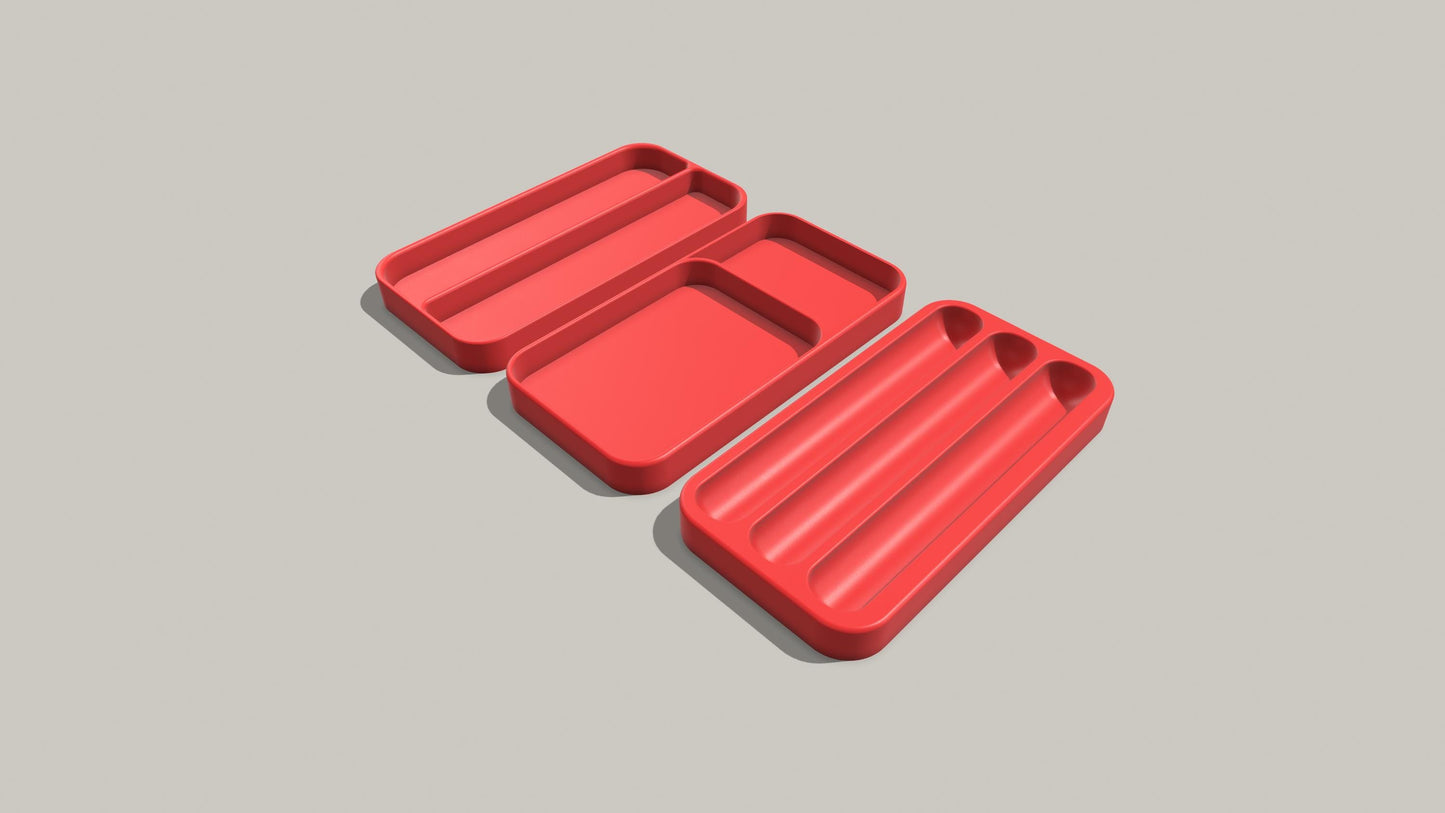 Custom Modular Trays for YETI LoadOut 1 – Cigar & Organizer Insert (3-Piece Set)