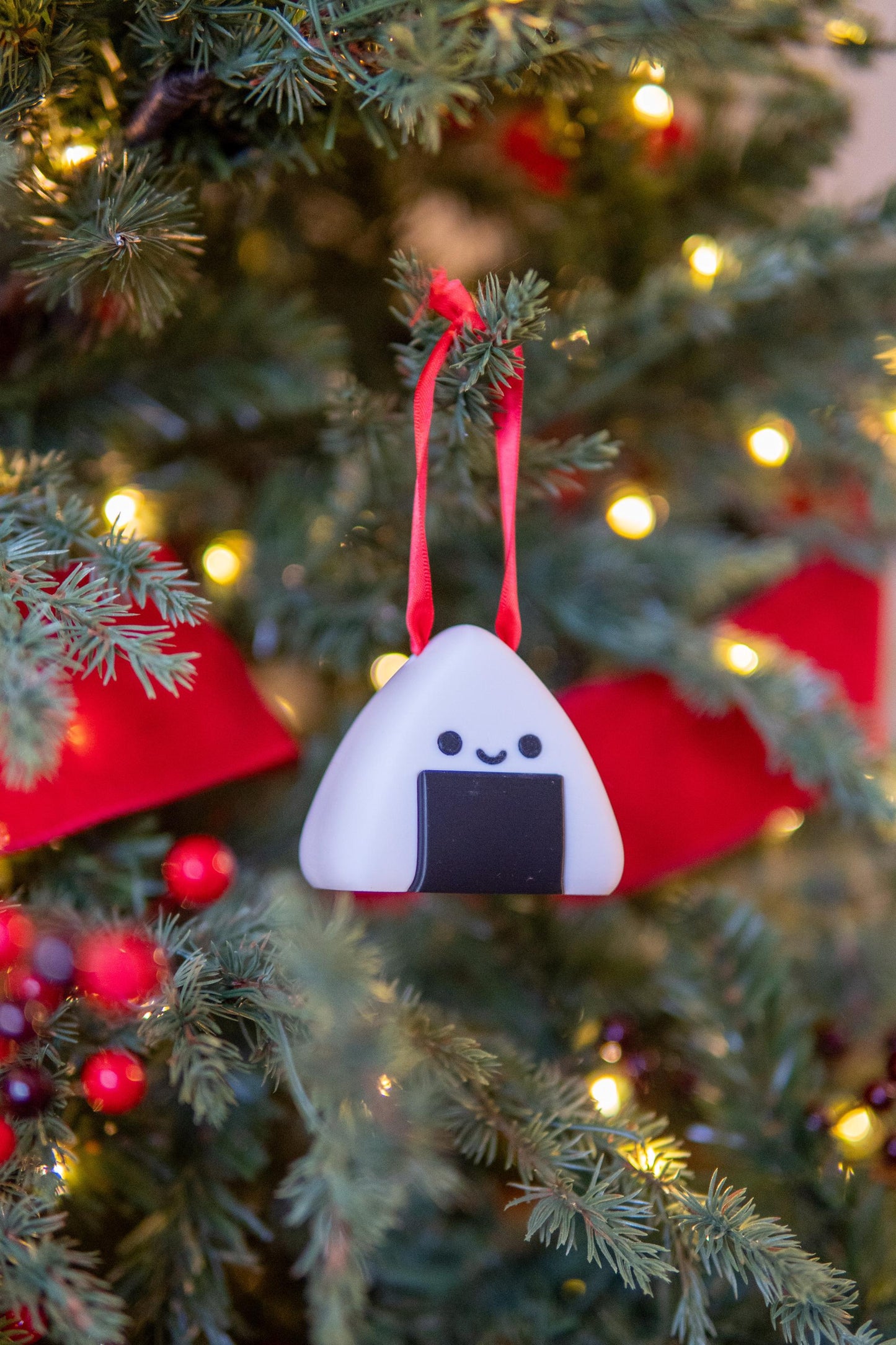 Kawaii Dim Sum Christmas Ornament: 3D Printed Dumpling Figurine